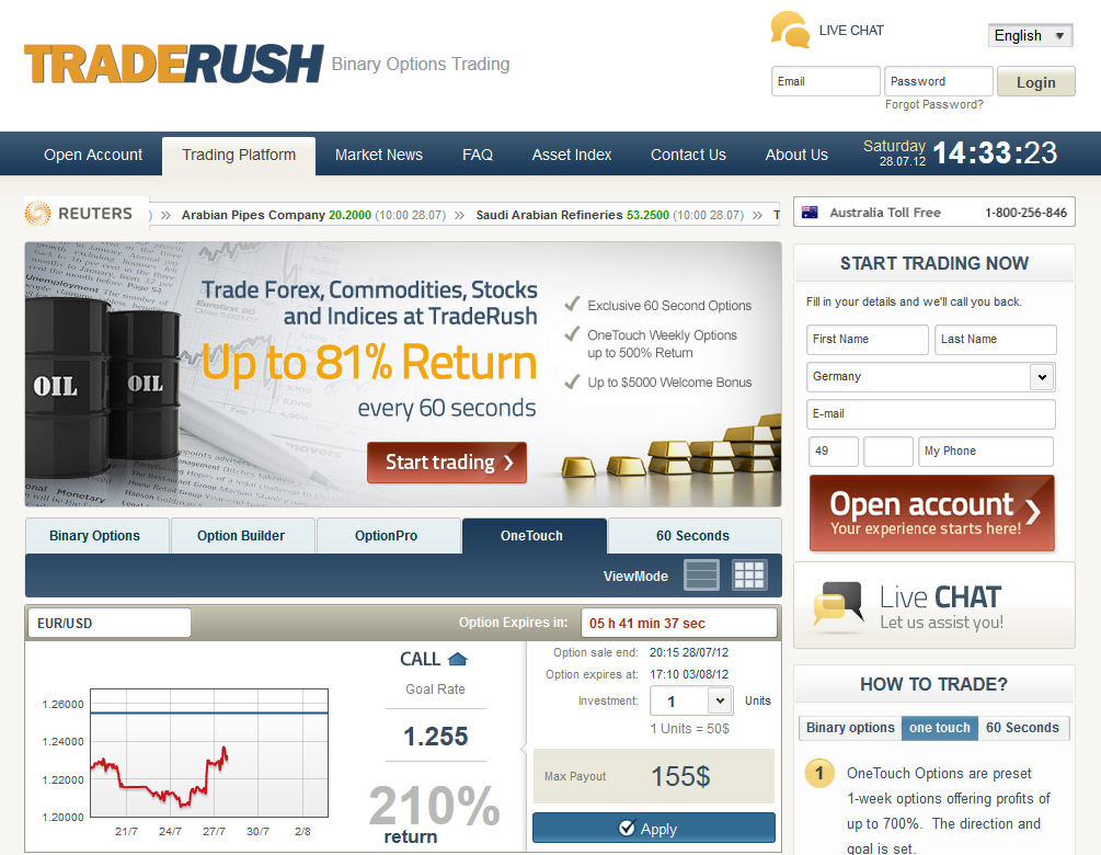 Asset trade. Traderush binary options Reviews. Оптион ТРЕЙД промокод. Binary options Demo account traderush 60. Real money trade.
